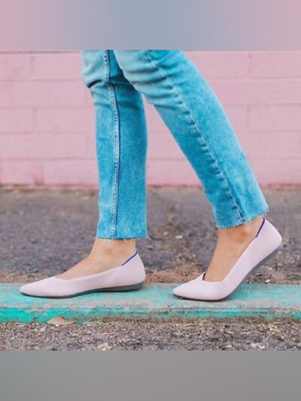 Rothy’s The Point in Petal Pink (W6)